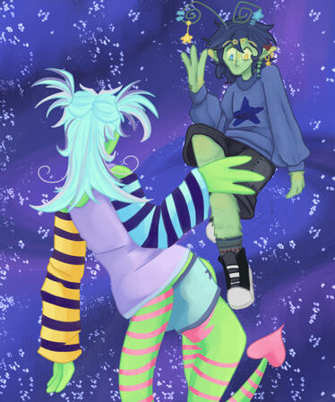 Characters by the gremster0 and pochitazlungz