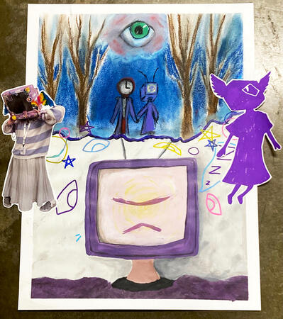 Stop motion project from 2023